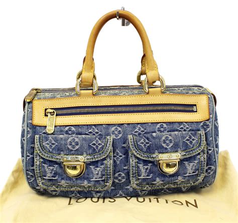 blue denim louis vuitton bag